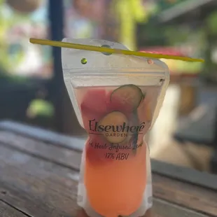 Watermelon cucumber deliciousness!