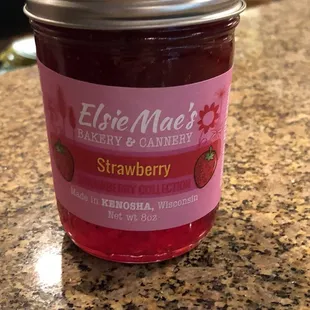Strawberry  jam. Delicious!