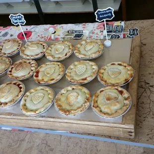 Fresh pies