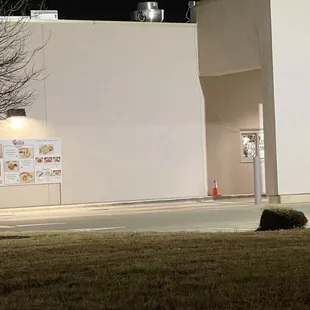 outside - drive thru