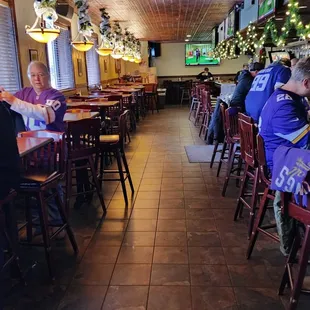 people sitting at tables