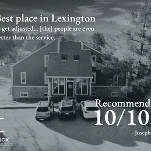 #1 Chiropractor in Lexington, KY, experience the best chiropractic adjustments, dry needling, massage therapy, and treatment ...