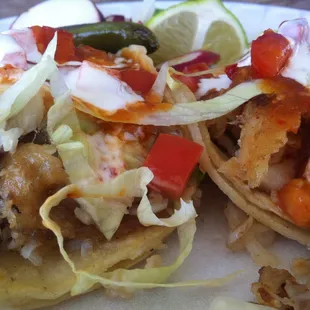 Seafood Tacos!