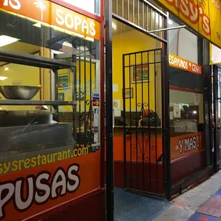 tacos, outside