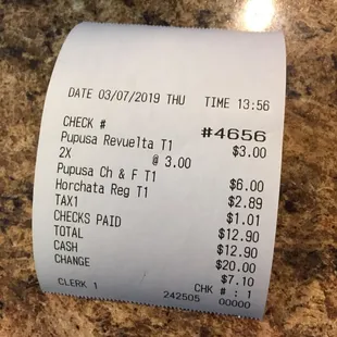 Receipt