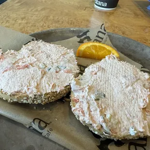 Lox Spread on a Bagel