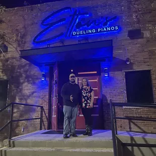 Front of Elton's Dueling Piano Bar in El Paso!
