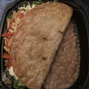 Grilled chicken taco salad