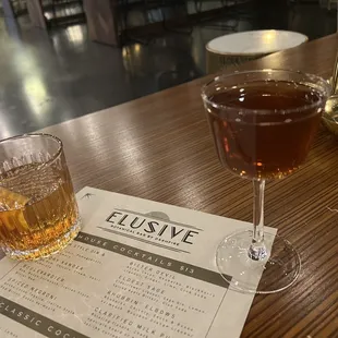 Spiced Negroni Rhubbin' elbows