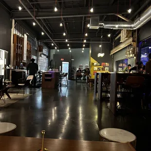 the interior of a restaurant