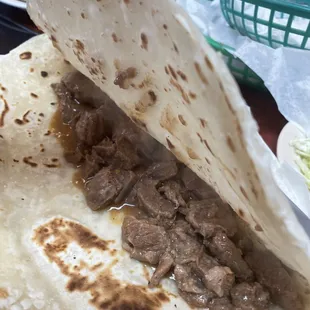 Carne Guisada Taco