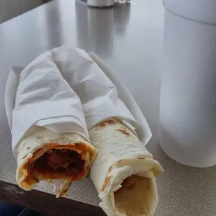 Asado burritos