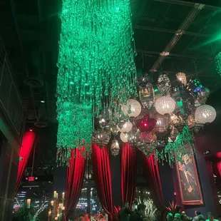 Beautiful lighting and decor