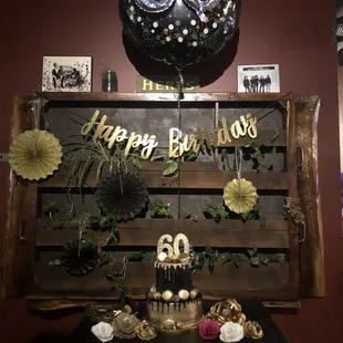 Ordered a cake for my mom&apos;s 60th birthday. It was beautiful and delicious.