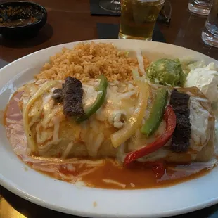 Steak Fajita Burrito