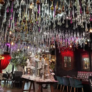 Candle table and cool decor