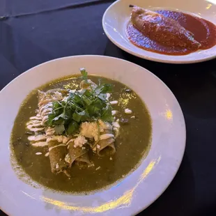 Green Chicken Enchiladas