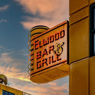 Elwood Bar &amp; Grill Neon Sign
