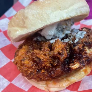 Tiger Bleu Chicken Sandwich. Stupid good
