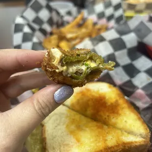 Inside the Jalapeño Poppers