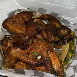 Jerk smoked 8 Wings