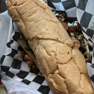 Shrimp and Andouille PoBoy