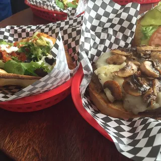 Mushroom Swiss Burger