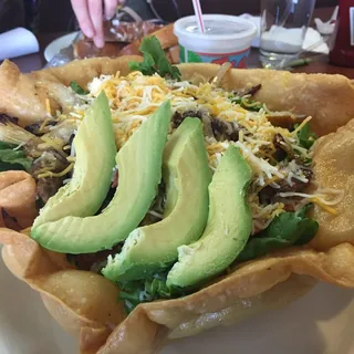 Steak Fajita Taco Salad