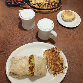 Chorizo and Jalapeno Burrito