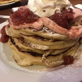 Strawberry Cream Cheese Pancakes