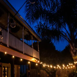 Rear patio and deck