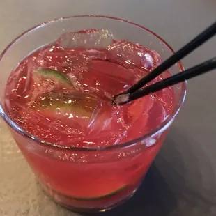Cherry Caipirinha