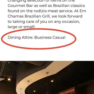 According to Sam the co owner, this means no tank tops for men.