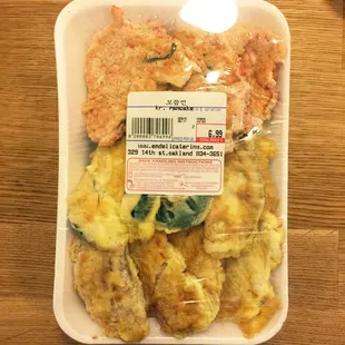a container of fried food