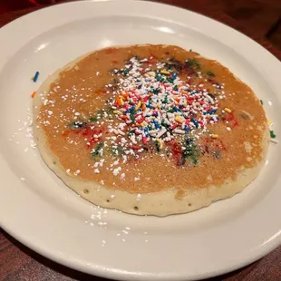 Kids rainbow pancake