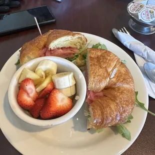 Salmon Breakfast Sandwich (Seasonal Menu)