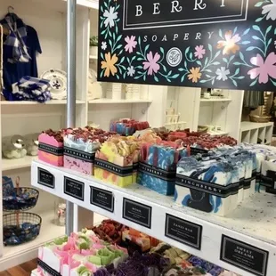 The soaps smelled so good.