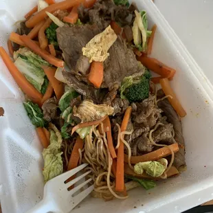 Stir fried noodles