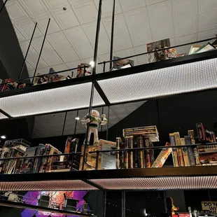 Remember VHS? Awesome above bar decor!