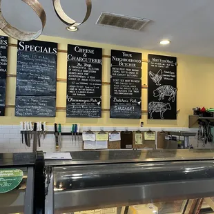 Bar area with selections of adult beverages