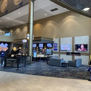 Another view of the amazing theater lobby area