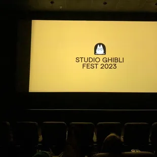 Seeing Howl's Moving Castle with Ghibli Fest!