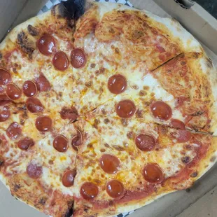 Newhaven style pizza [never heard of that term and I&apos;m sure with the many pizza fans I can&apos;t be the only one. This pizza was good.
