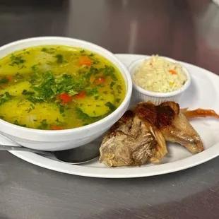 Sopa de gallina