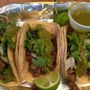 Tacos de asada