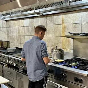 Made to order omelette