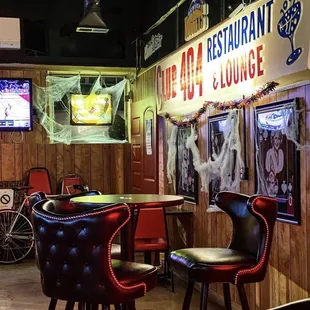 the interior of the restaurant