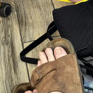 Greatest secret women had from men is the pedicure!  Feels wonderful!!!