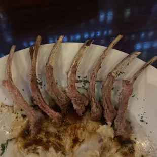 rack of lamb down!