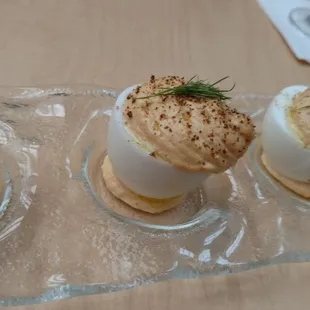Smoked Salmon Deviled Eggs